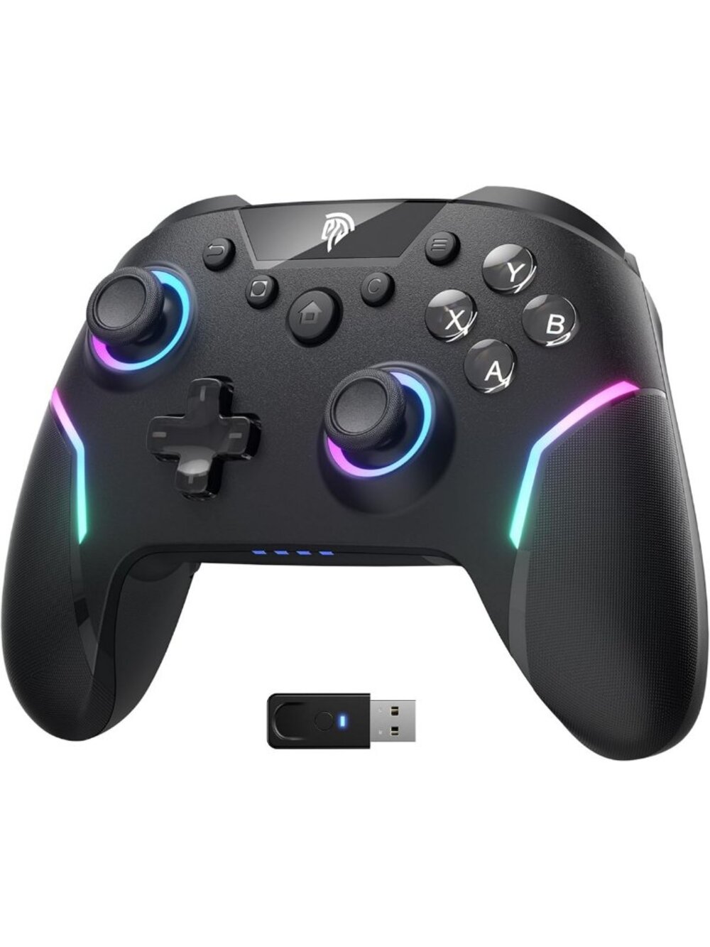 Wireless Gaming Controller - 2-Stage Hall Effect Sticks, Ergonomic Design